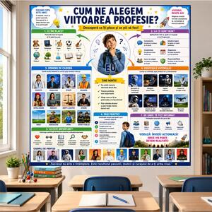 Plansa Educativa Cum ne alegem viitoarea profesie