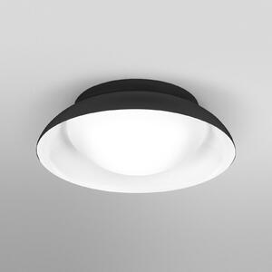 OSRAM Plafonieră ORBIS Milan, negru Ø 31 cm metal/sticlă, reglabil, Negru, Camera de zi / sufragerie, Metal, Modern