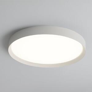 ACB ILUMINACIÓN Plafonieră LED Minsk, alb, Ø 60 cm, Casambi, 42 W, CCT, reglabil, Alb, Camera de zi / sufragerie, Metal, Modern