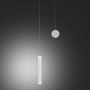 Fabas Luce Lampă suspendată LED Prado, alb, metal, dimabilă, reglabil, Alb, Camera de zi / sufragerie, Metal, Modern