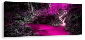 Tablou - Pădure roz (120x50 cm)