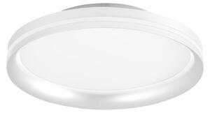 Fabas Luce Plafonieră LED Isy, alb, Ø 35 cm, metal, CCT, dimabilă, reglabil, Alb, Camera de zi / sufragerie, Metal, Modern
