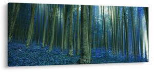 Tablou - Pădure albastră (120x50 cm)
