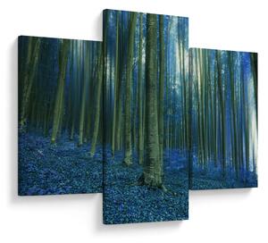 Tablou - Pădure albastră (90x60 cm)