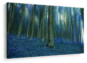 Tablou - Pădure albastră (90x60 cm)
