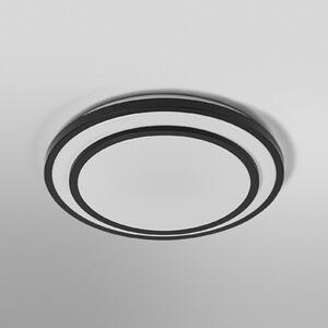 OSRAM Plafonieră LED ORBIS BERLIN, negru, Ø 49 cm, metal, Negru, Camera de zi / sufragerie, Metal, Modern