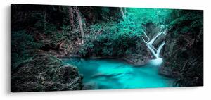 Tablou - Oază turcoaz (120x50 cm)