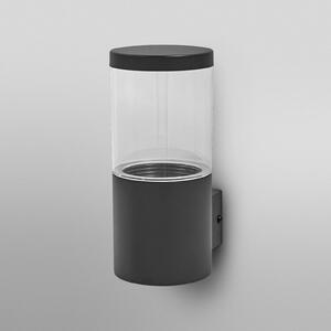 OSRAM Aplică de exterior ENDURA CLASSIC EBRO, gri închis, IP44, reglabil, Gri, Oțel inoxidabil, Modern
