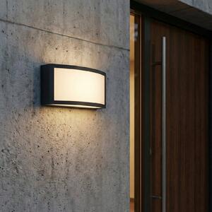 OSRAM Lampă de exterior ENDURA CLASSIC CUADRA, gri închis, IP65, reglabil, Gri, Aluminiu, Modern