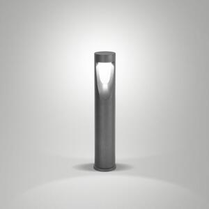Fabas Luce Bornă luminoasă LED Teo, 60 cm înălțime, negru, metal, IP65, Negru, Aluminiu, Modern
