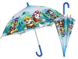 Umbrelă turcoaz, Perletti, Paw Patrol, 45 cm, Collection Paw Patrol