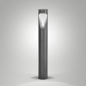Fabas Luce Bornă luminoasă LED Teo, 80 cm înălțime, negru, metal, IP65, Negru, Aluminiu, Modern