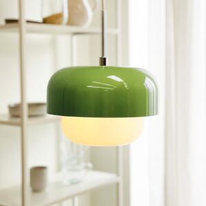 Dyberg Larsen Lampă suspendată Haipot, verde matcha, reglabil, Verde, Camera de zi / sufragerie, Metal, Scandinavă
