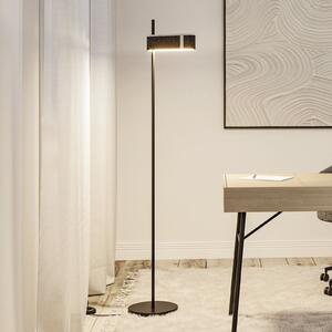 Paulmann Smart Lampadar LED Jagun, antracit, 151 cm, pâslă, reglabil, Gri, Camera de zi / sufragerie, Țesătură / Textil, Modern, Proiector suspendat
