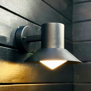 Dyberg Larsen Lampa de exterior Venice, negru, Ø 20 cm, reglabil, Negru, Metal, Design