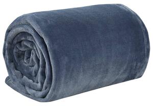 Pătură, gri suprem, 130x170 cm, poliester