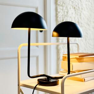 Dyberg Larsen Lampa de masă Cluster, negru, metal, 2 becuri., Negru, Camera de zi / sufragerie, Metal, Design
