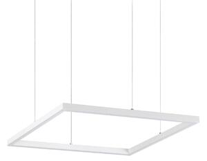 IDEAL LUX Ideal Lux Lampă suspendată LED Oracle Slim 50 x cm alb 3.000 K, Alb, Camera de zi / sufragerie, Aluminiu, Modern