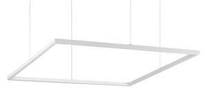 IDEAL LUX Ideal Lux Lampă suspendată LED Oracle Slim 90 x cm alb 3.000 K, Alb, Camera de zi / sufragerie, Aluminiu, Modern