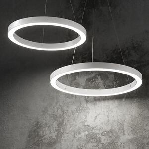 IDEAL LUX Ideal Lux lampă suspendată LED Oracle, Ø 50 cm, alb, 3.000 K, Alb, Camera de zi / sufragerie, Aluminiu, Modern