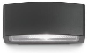 IDEAL LUX Ideal Lux Lampă de exterior Andromeda negru, lățime 22 cm aluminiu, reglabil, Negru, Baie, Aluminiu, Modern, Soclu de perete jos