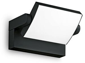 IDEAL LUX Aplică LED pentru exterior Ideal Lux Swipe, negru, IP54, 3.000 K, Negru, Metal, Modern
