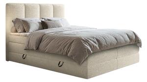 Pat boxspring ComfiDream CaelionDublu, Boxspring, Crem, 140x200, Tapiterie, Somiera patSomiera pat, 15x21x12cm
