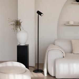 Good & Mojo GOOD MOJO Lampadar Java, negru, 141 cm, bambus, GU10, Negru, Camera de zi / sufragerie, Bamboo, Design