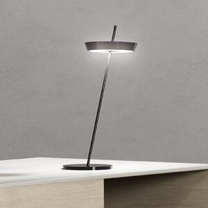 Sigor Lampa de masă cu LED și baterie reîncărcabilă Mahina, negru, înălțime 36 cm,, reglabil, Negru, Camera de zi / sufragerie, Aluminiu, Modern