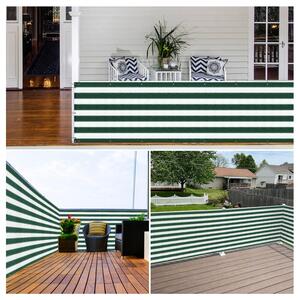 Plasa umbrire Alb-Verde, 1.7 x 10 M, Umbrire 90%, 50 coliere cadou