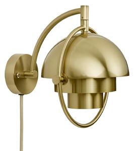GUBI Gubi Aplică de perete Multi-Lite, culoare alamă, metal, G9, reglabil, Auriu / Alamă, Camera de zi / sufragerie, Alamă, Design
