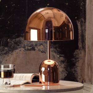 Tom Dixon LED-Lampa de masă Bell, culoare cupru, 43 cm, dimabilă, reglabil, Cupru, Camera de zi / sufragerie, Metal, Design