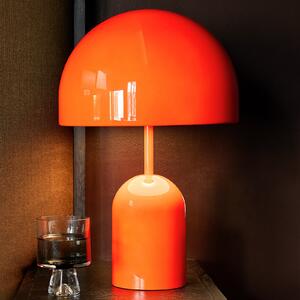 Tom Dixon LED-Lampa de masă Bell, roșu, înălțime 43 cm, dimabil, reglabil, Roșu, Camera de zi / sufragerie, Metal, Design