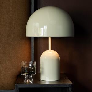 Tom Dixon LED-Lampa de masă Bell, gri deschis, înălțime 43 cm, dimabilă, reglabil, Gri, Camera de zi / sufragerie, Metal, Design