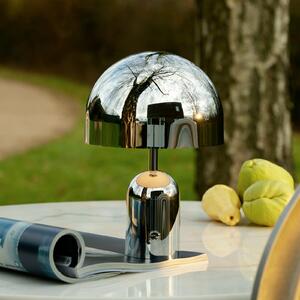 Tom Dixon Lampa de masă LED Beat Dixon, culoare aluminiu, înălțime 53 cm, reglabil, Metalic, Camera de zi / sufragerie, Aluminiu, Design