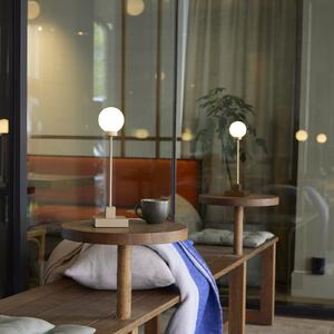 Northern LED-Lampa de masă cu baterie Snowball, gri-bej, 2.700 K, reglabil, Bej, Camera de zi / sufragerie, Metal, Design