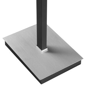 Brilliant Lampadar LED Pulse, negru, înălțime 150 cm, metal, lumină de citit, reglabil, Negru, Camera de zi / sufragerie, Metal, Modern