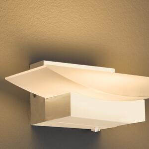 FISCHER & HONSEL Aplică de perete LED Bowl TW, CCT Lățime 20 cm, culoare nisip, reglabil, Bej, Camera de zi / sufragerie, Metal, Modern