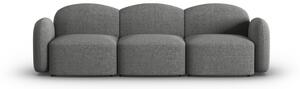 Canapea Blair cu 3 locuri si tapiterie din tesatura structurala, gri