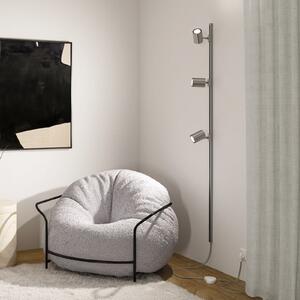 Paulmann URail Spot LED pentru șină Luxe Zigbee crom mat GU10, reglabil, Metalic, Camera de zi / sufragerie, Plastic, Modern