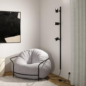 Paulmann URail Spot LED Luxe Zigbee negru mat GU10, reglabil, Negru, Camera de zi / sufragerie, Plastic, Modern