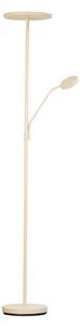 FISCHER & HONSEL Lampadar LED Sorento, înălțime 182 cm, lumină de citit, culoare nisipiu, reglabil, Bej, Camera de zi / sufragerie, Metal, Modern, Proiector vertical