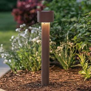 Arcchio bornă luminoasă LED Milten, 65 cm, rugină, IP65, Maro / Rugină, Aluminiu, Modern