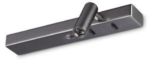 IDEAL LUX Ideal Lux Aplică de perete LED Bonne Nuit 2, culoare nichel, 22 cm, Metalic, Camera de zi / sufragerie, Metal, Modern