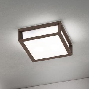 ORION Lumină exterioară Henry, corten, aluminiu turnat sub presiune, E27, IP44, reglabil, Maro / Rugină, Aluminiu, Modern
