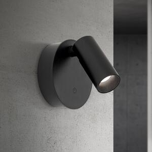 ORION LED-spot de perete cu baterie Luxy, negru, aluminiu, CCT, dimabil, reglabil, Negru, Hol, Aluminiu, Modern