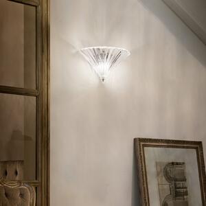 IDEAL LUX Ideal Lux Aplică de perete Santa, lățime 39 cm, transparent, sticlă, Transparent, Camera de zi / sufragerie, Sticlă