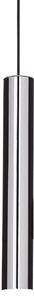 IDEAL LUX Ideal Lux Lampă suspendată Look, crom, Ø 6 cm, metal, Metalic, Camera de zi / sufragerie, Metal, Modern