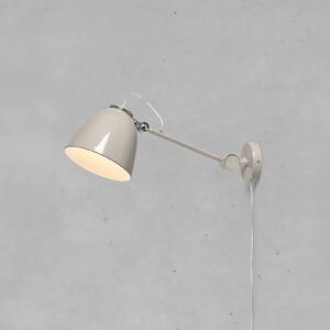 Markslöjd Aplică de perete Tilt, gri, proiecție 47 cm, metal, Gri, Camera de zi / sufragerie, Metal, Scandinavă