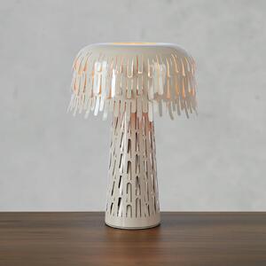 Markslöjd Lampa de masă Verbera, gri, înălțime 38 cm, metal, Gri, Camera de zi / sufragerie, Metal, Vintage